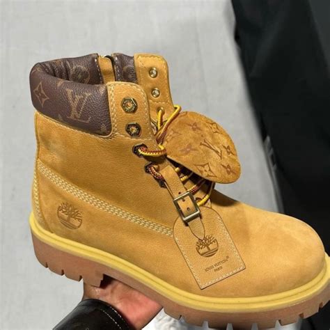 louis vuitton boots.|Louis Vuitton timberland boots.